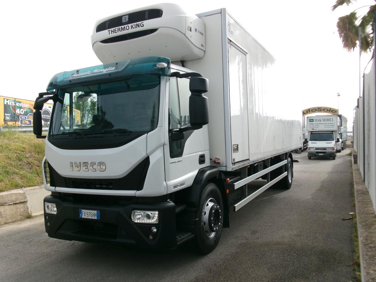 Iveco EUROCARGO 180/28 280CV E6 FRIGO+PEDANA FRC -20° 06/28 *22 PEDANE*