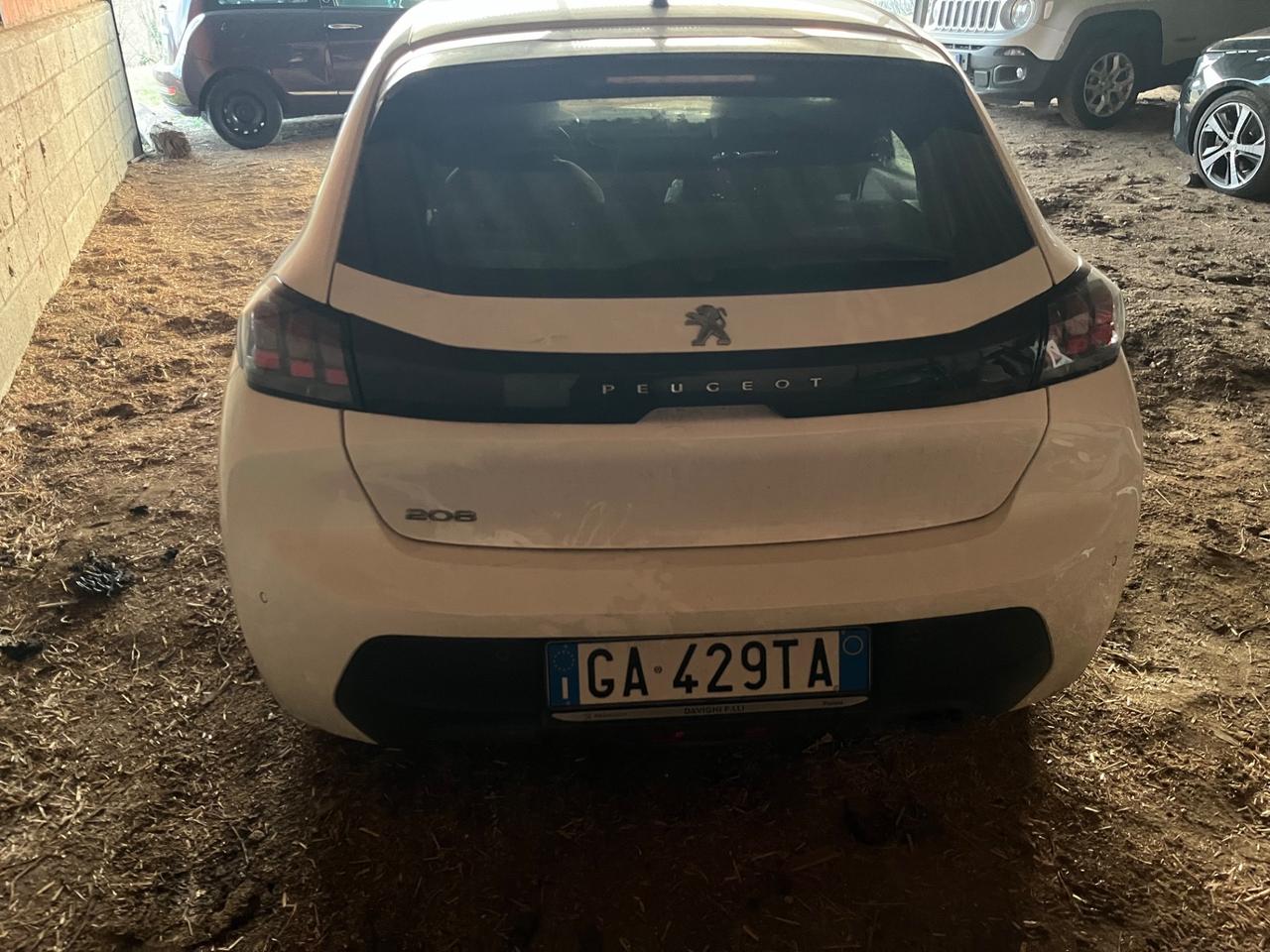 Peugeot 208 1.2 BENZINA BRUCIATA ANTERIORE