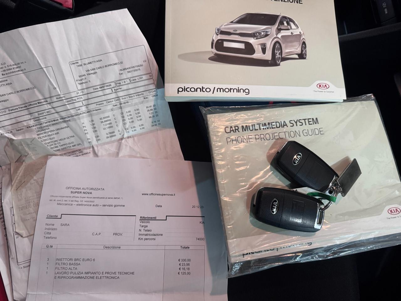 Kia Picanto 1.0 12V EcoGPL 5 porte