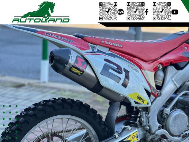 HONDA CRF 450 R Solo2.4Ore*Scarico Akrapovic*Gomme 90%