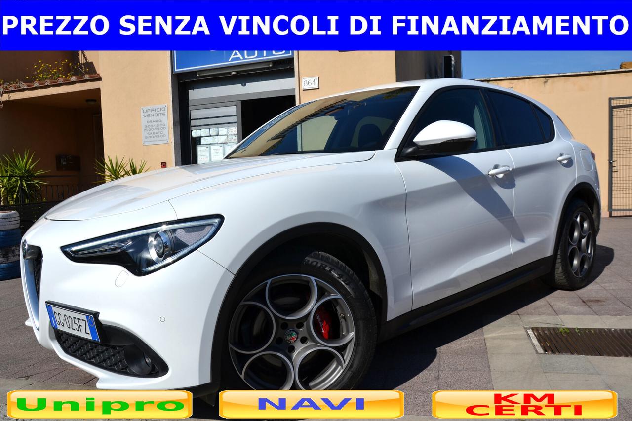 Alfa Romeo Stelvio 2.2 160CV AT8 **PREZZO VERO**LED-NAV-RCAM+PDC