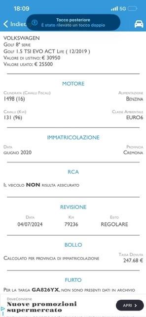 Volkswagen Golf 1.5 TSI EVO ACT Style