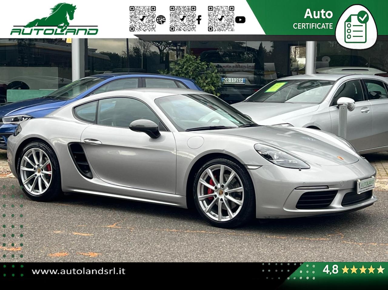 Porsche 718 Cayman 2.0 300cv pdk UNIPRO UFFICIALE