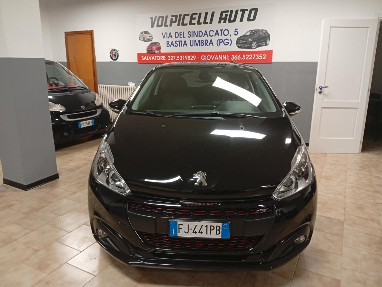 PEUGEOT 208 ANNO 2017 BZ 1.2 GT LINE ADATTA NEOPATENTATI KM 134 MILA