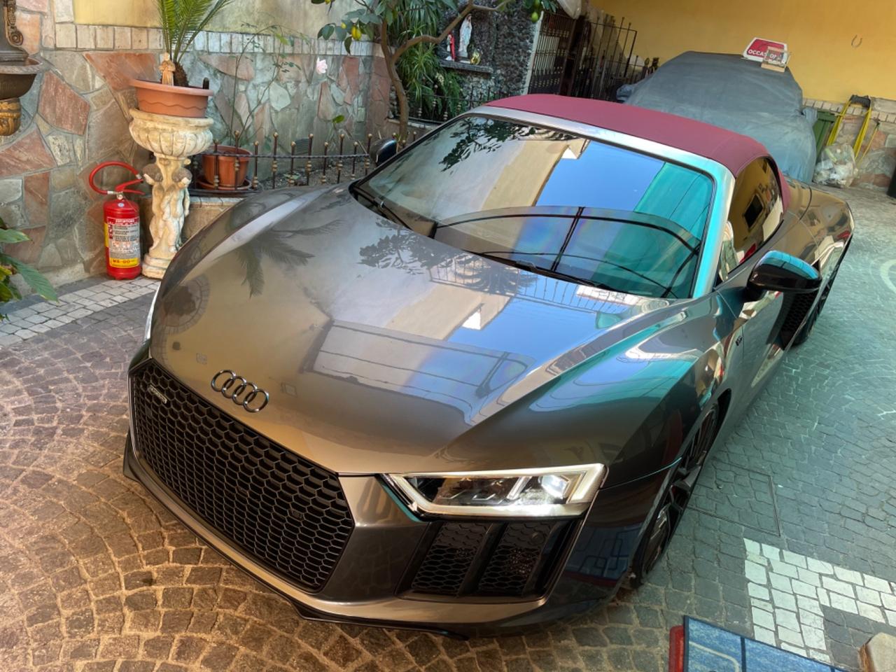 Audi R8 Spyder 5.2 FSI quattro S tronic,Bangolufsen,carbonio
