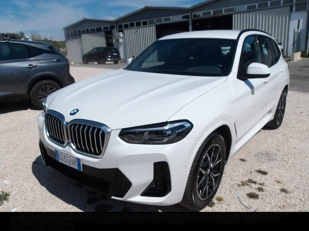 BMW X3 18D 150CV STEPTRONIC 48V S-DRIVE MSPORT ( FARI LED - BMW DIGITAL COCKPIT - PELLE - CLIMA TRIZONA - NAVI - MIRROR - PARK ASSISTANT - CERCHI 18 )
