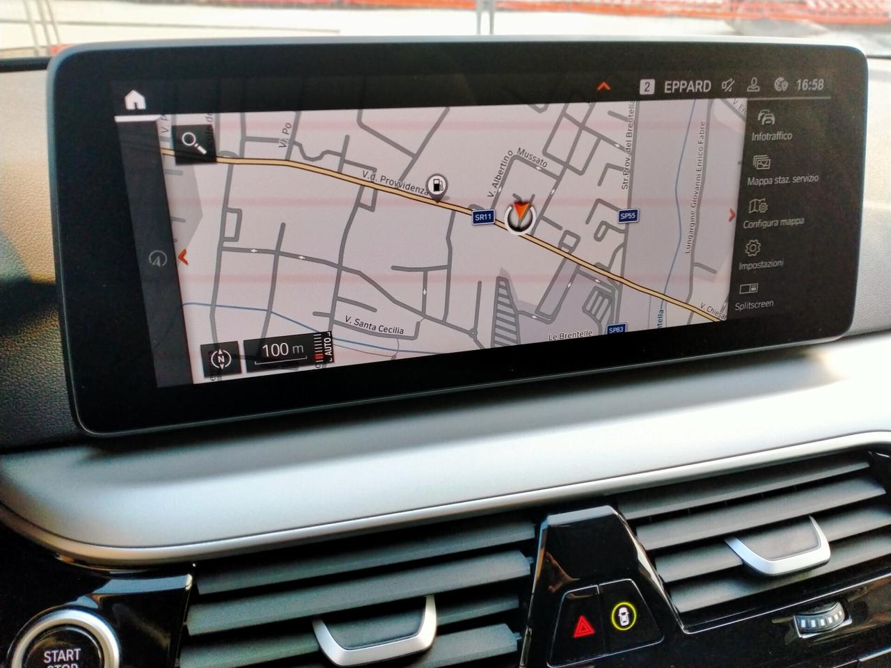 BMW 520 D TOUR. MHEV 48V XDRIVE M.Y.22 LEGA 19 MSPORT / PELLE NERA