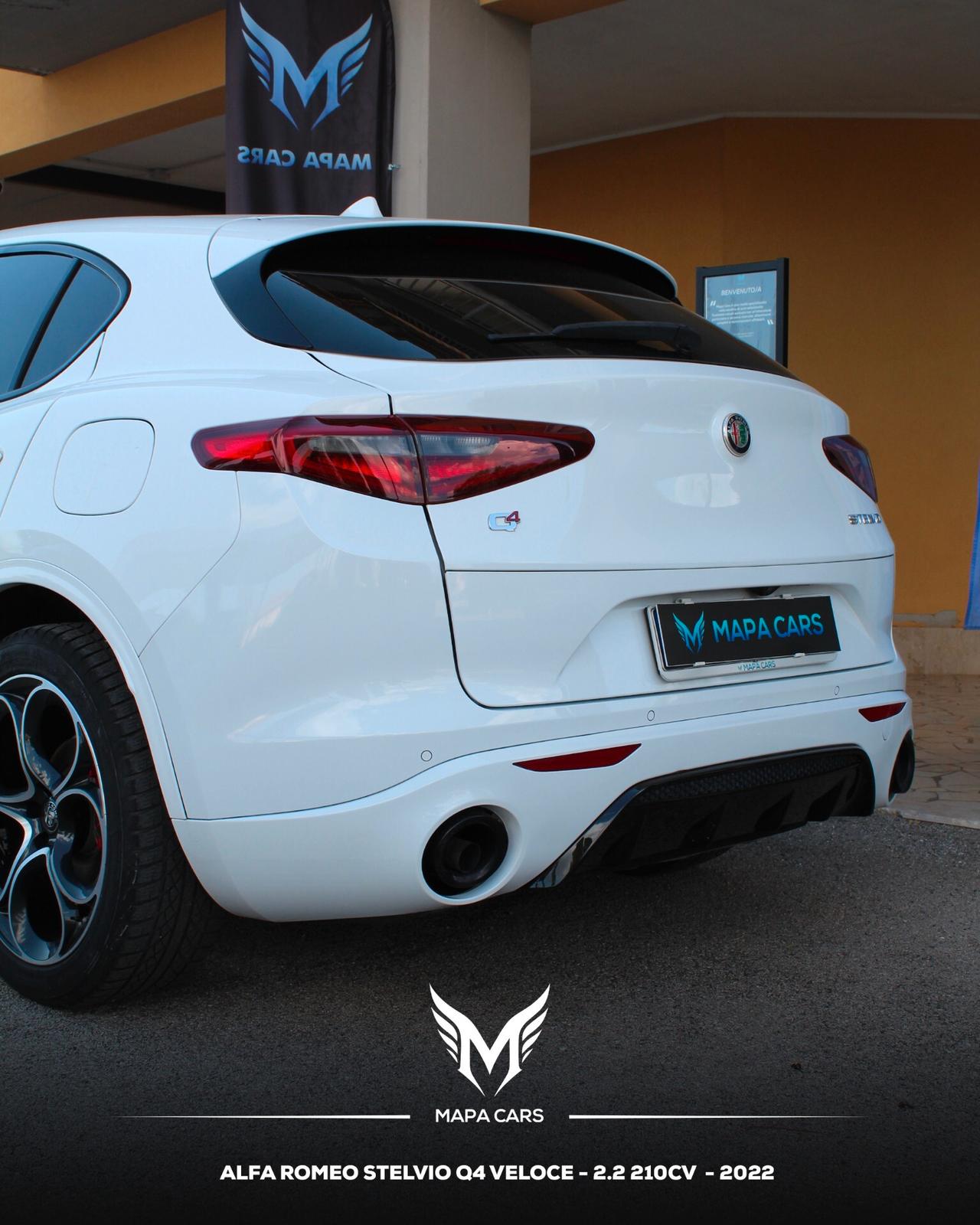 Alfa Romeo Stelvio 2.2 Turbodiesel 210 CV AT8 Q4 Veloce Tì