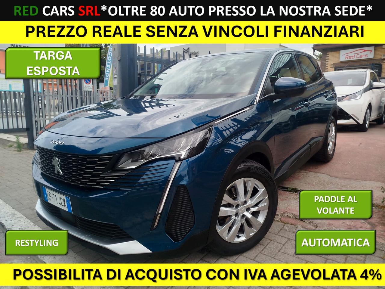 3008 1.5hdi AT8 *PREZZO VERO * RESTYLING- UNIPRO