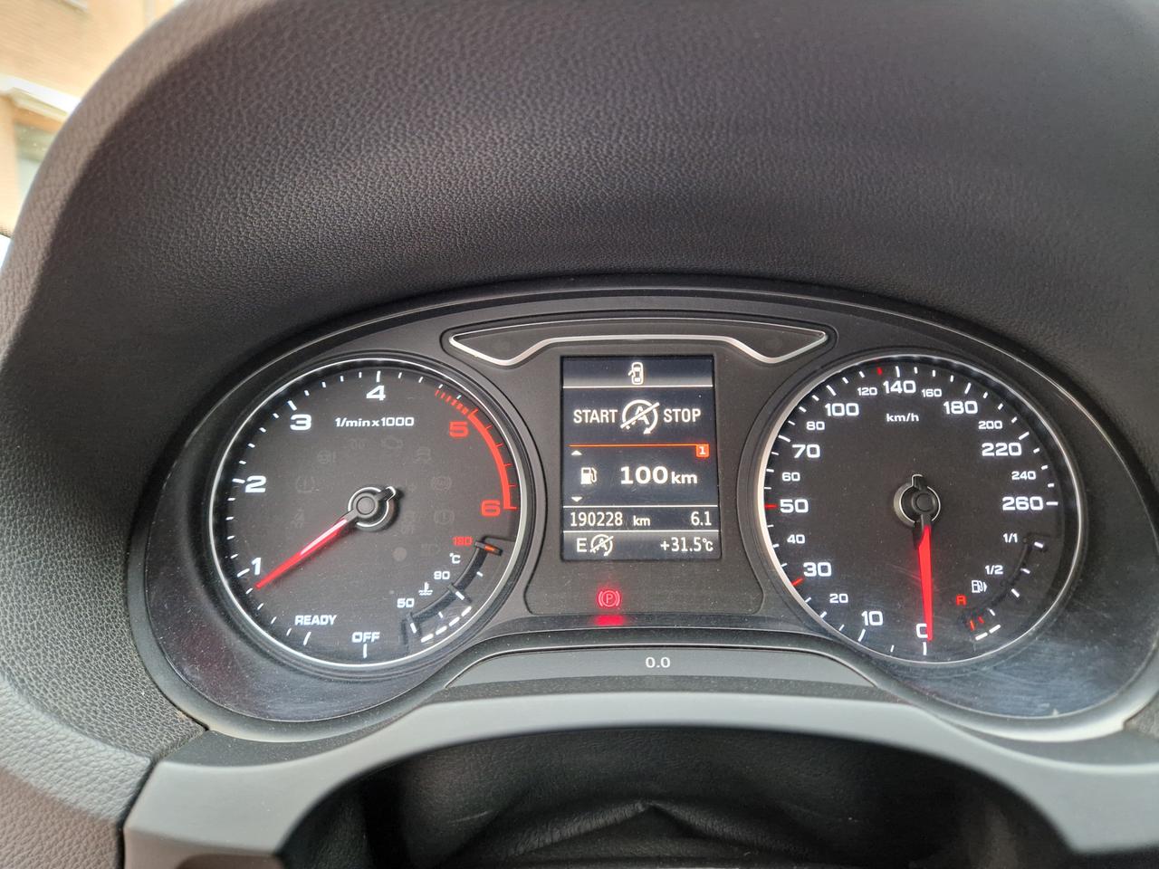 AUDI A3 1.6 TDI 110 CV Ambition 2016 NEOPATENTATO