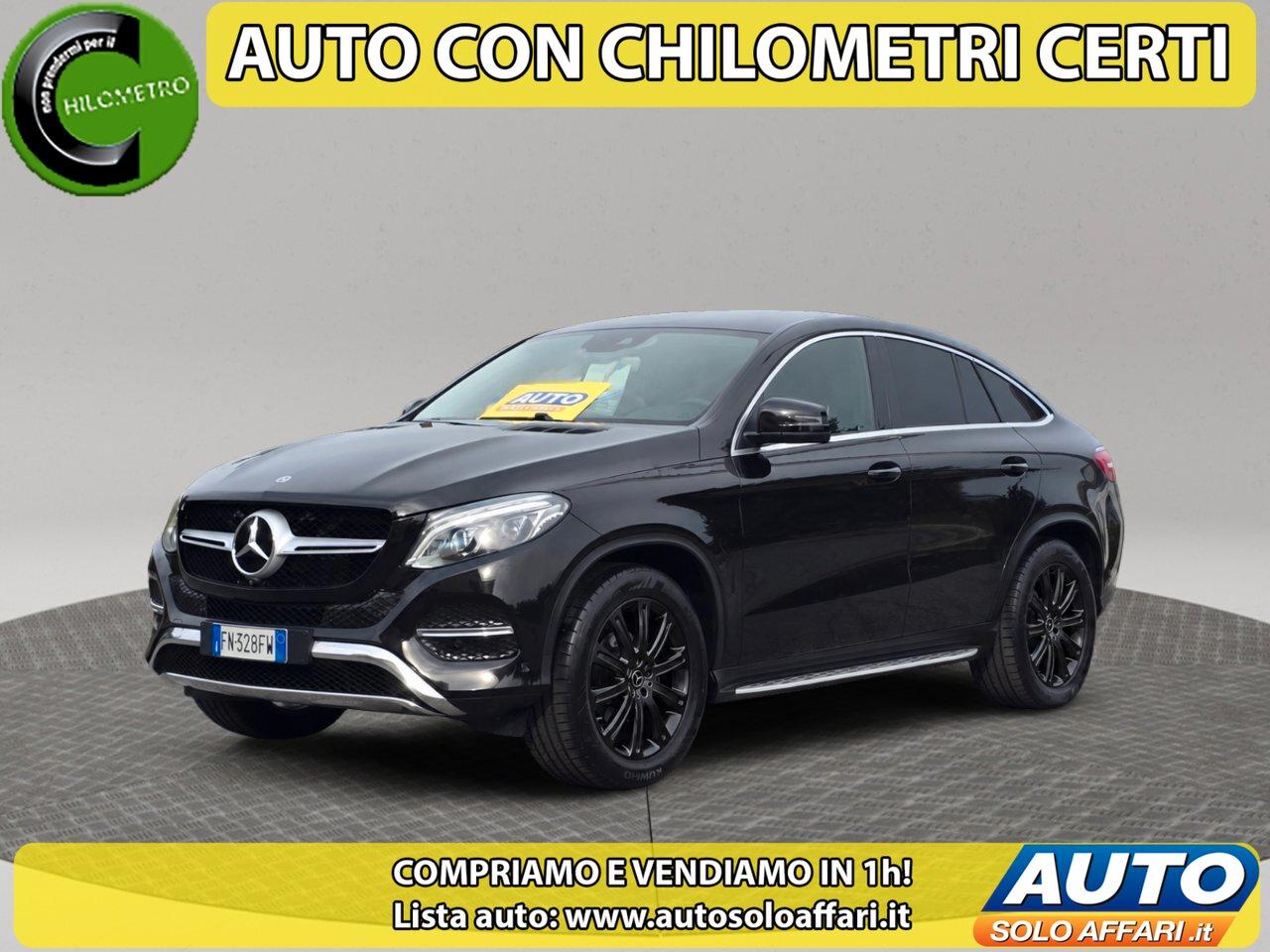 Mercedes GLE Coupe 350 D SPORT 4MATIC EURO6D CAMBIO AUTOMATICO/GANCIO TRAINO/TOTAL BLACK