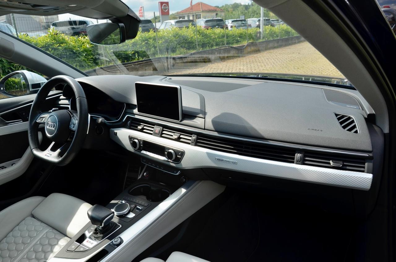 AUDI RS4 AVANT 2.9 TFSI QUATTRO 450cv TIPTRONIC, CRONOLOGIA SERVICE AUDI, UFF ITALIANA, FULL OPTIONAL, TETTO, SCARICO, HI-FI BANG & OLUFSEN, MATRIX, PERMUTE