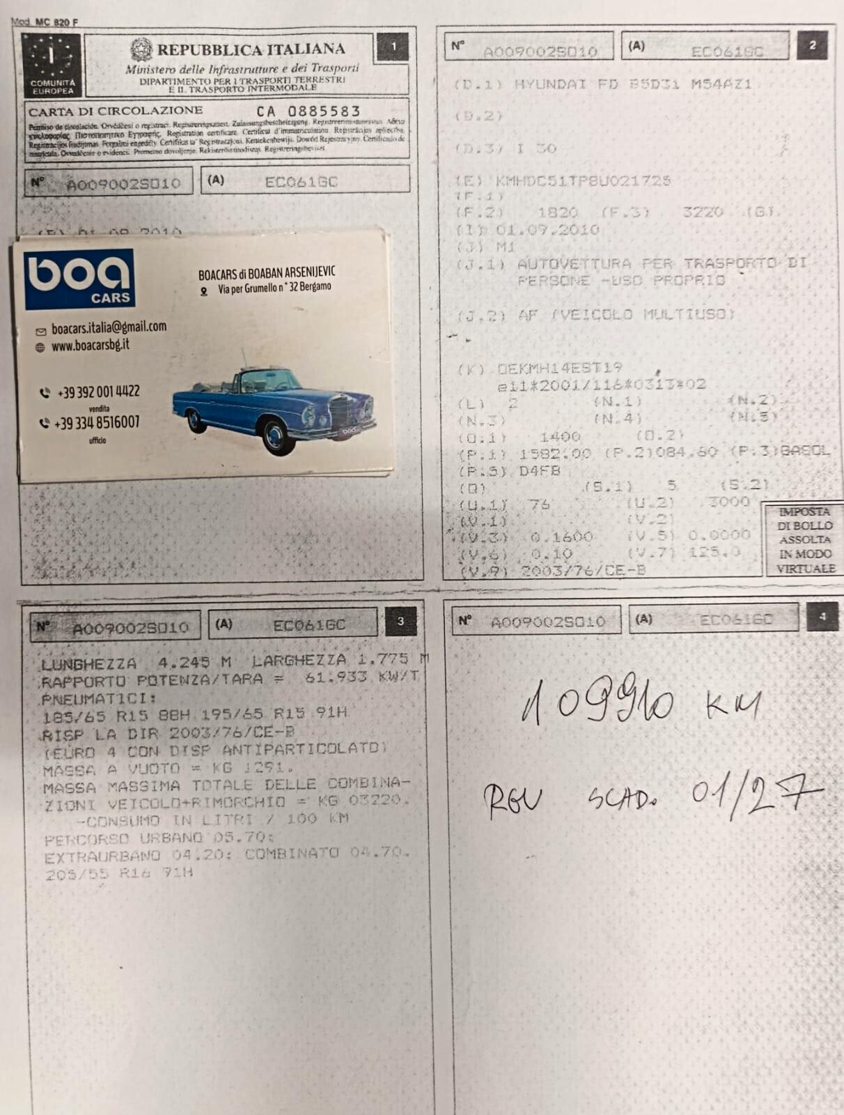 Hyundai i30 1.6 CRDi VGT 16V 115CV 5p. Dynamic