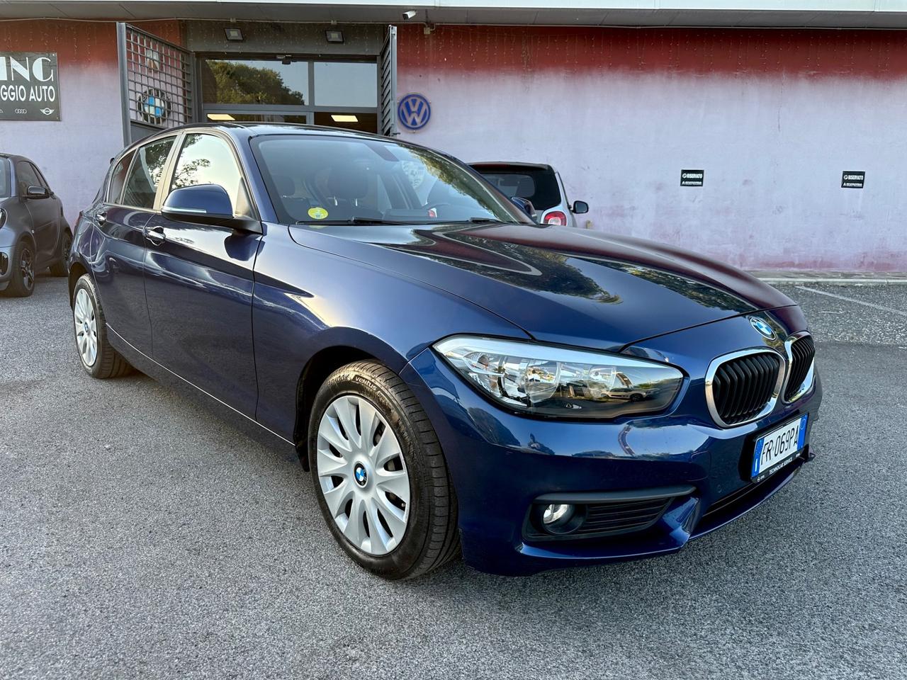Bmw 116 116d 5p. Efficient Dynamics Sport Navi Shadow Blue Distribuzione e Service