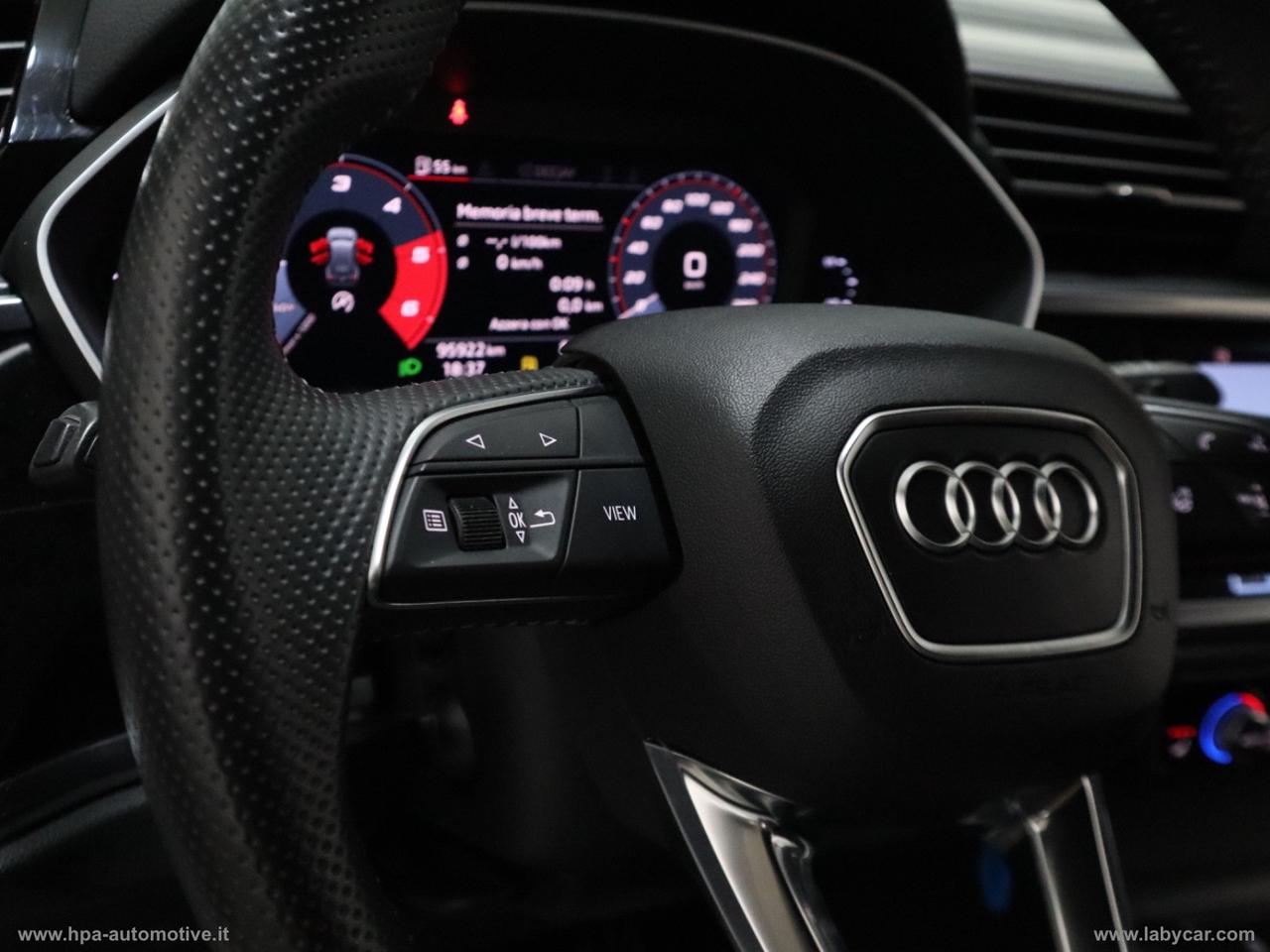 AUDI Q3 2.0TDI quattro S-LINE NAVI LED CERCHI 20 PELLE RETROCAMERA