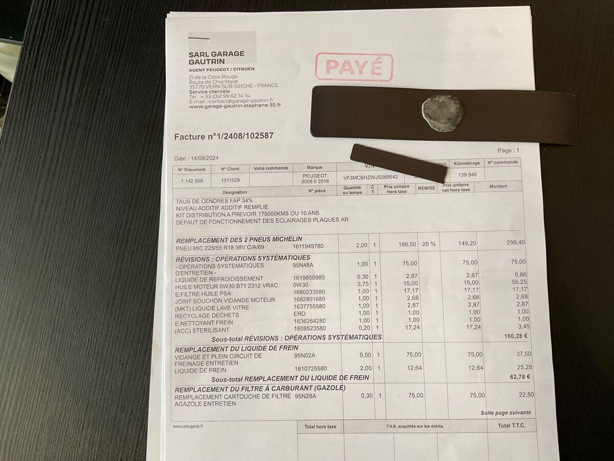 Peugeot 3008 EAT8 120CV ALLURE