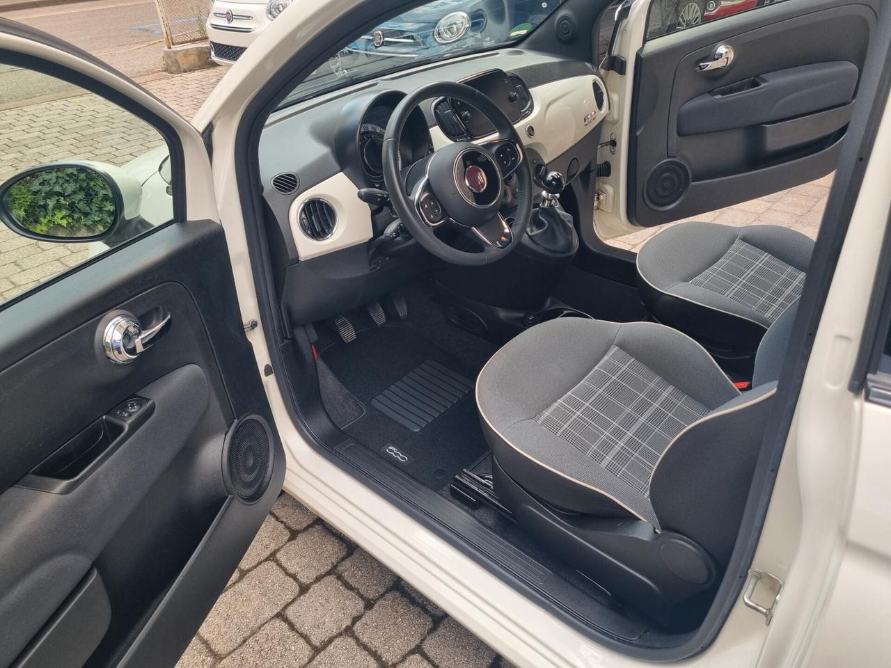 Fiat 500 1.2 Lounge 69cv anno 10/2019 km66000 neopat
