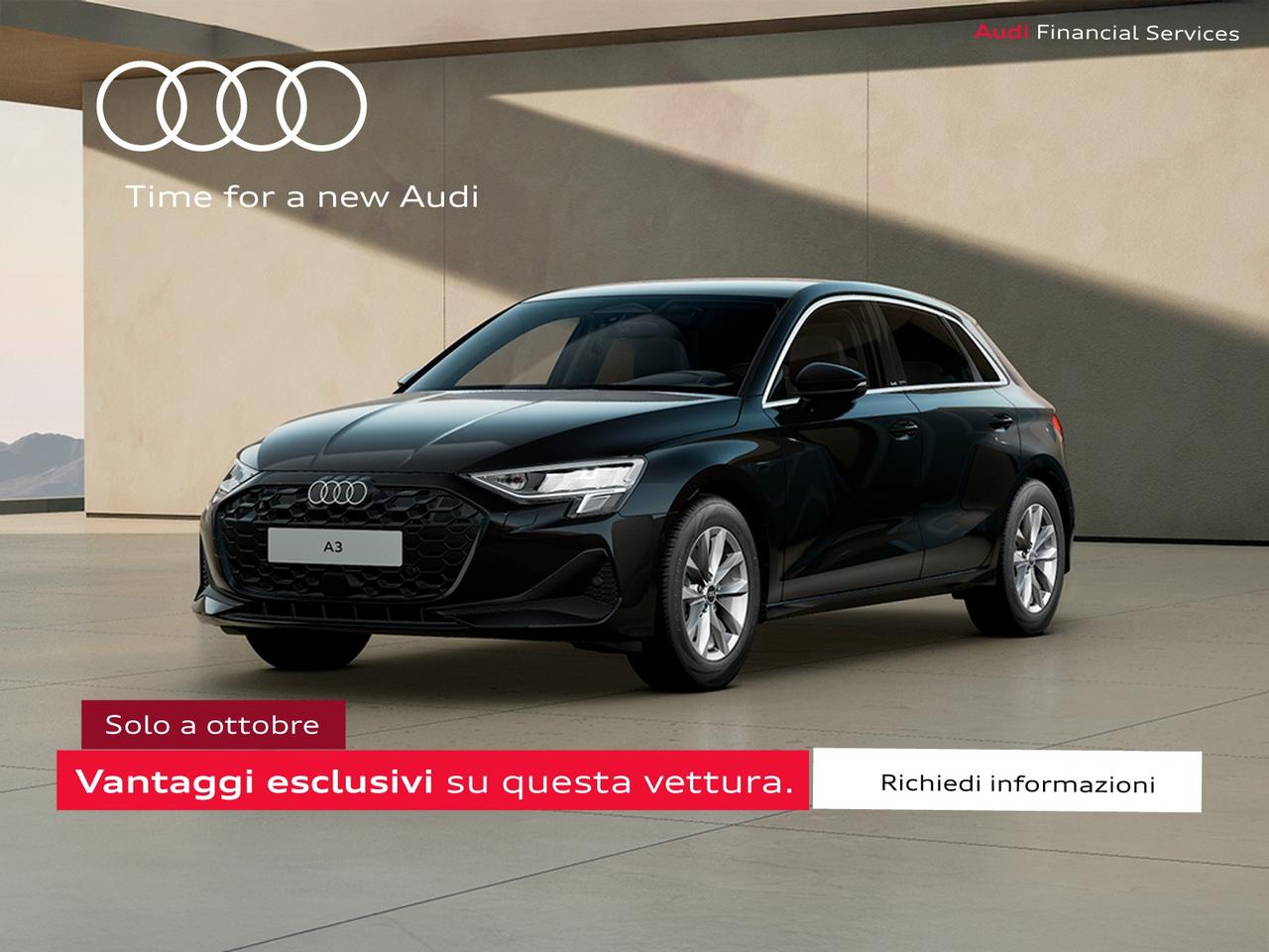 Audi A3 sportback 2.0 tdi business 150cv s-tronic