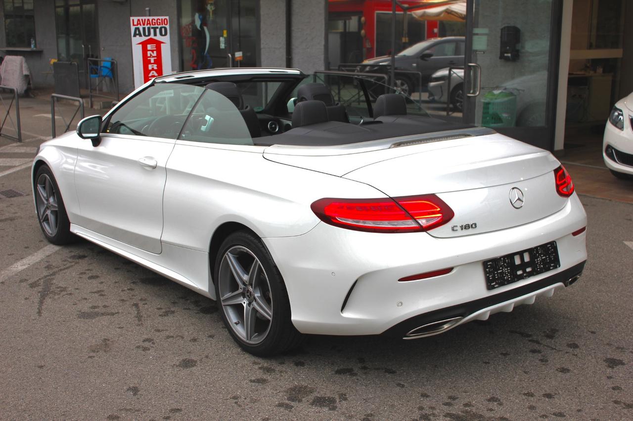 Mercedes-benz C 180 AMG CABRIO SPORT AUTOMATICA INTERNI SPORT ANTRACITE