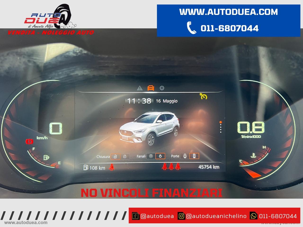 MG ZS 1.5 VTi-tech Luxury NO VINCOLI FINANZIARI