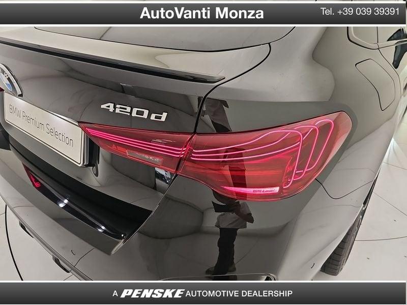 BMW Serie 4 420d Gran Coupe mhev 48V xdrive MSport Pro auto + PNEUMATICI INVERNALI