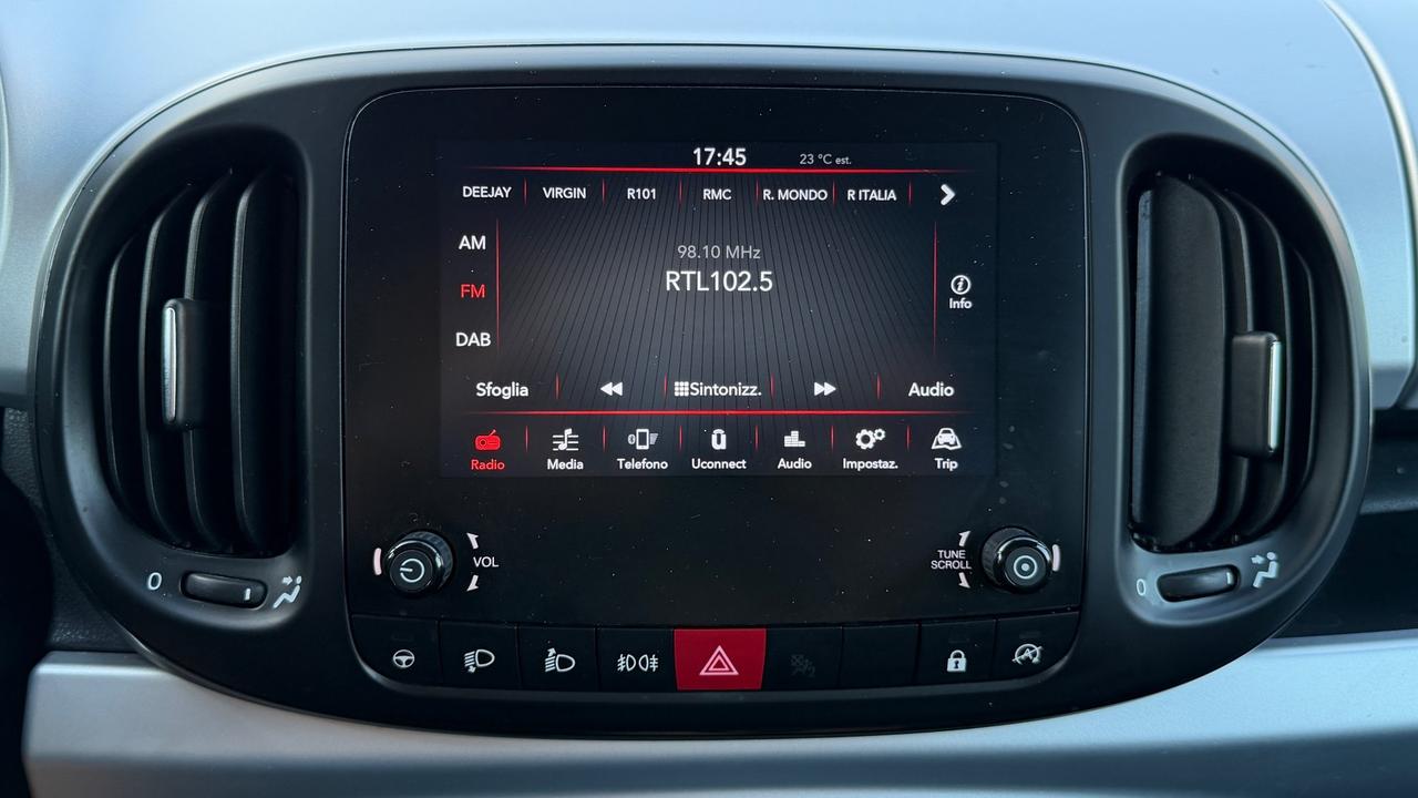 FIAT 500L 1.3 MULTIJET CONNECT 95 CV - LANE ASSIST, CRUISE CONTROL, NEOPATENTATI