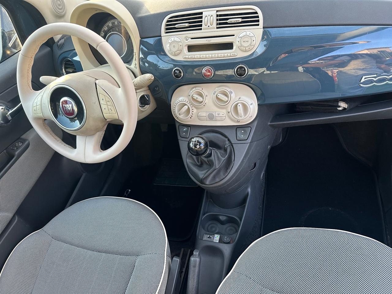 Fiat 500 1.2 benzina 2007 TETTO PANORAMICO