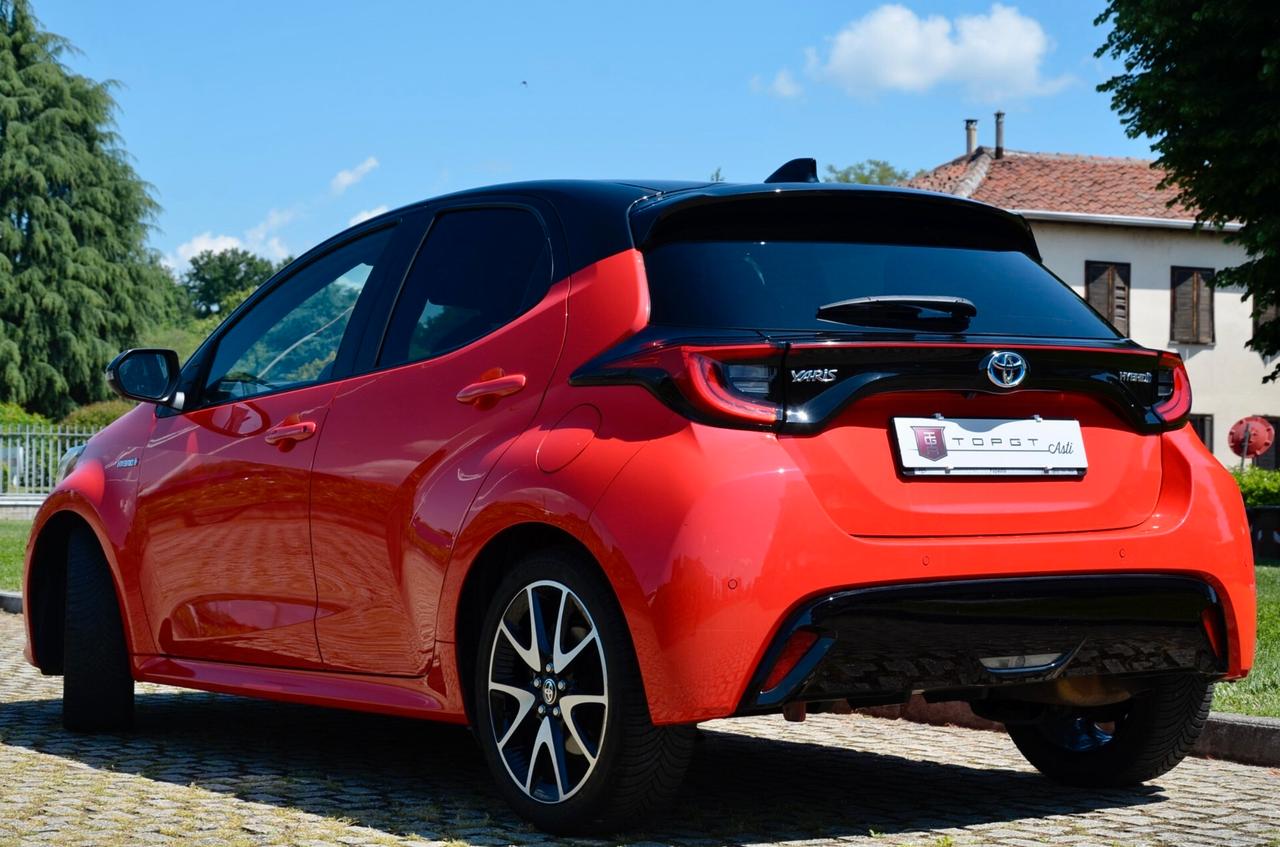 TOYOTA YARIS 1.5h PREMIERE CVT 92cv, SERVICE UFF TOYOTA, UFF ITALIANA, EURO 6D, APPLE ANDROID, NAVI, PERMUTE