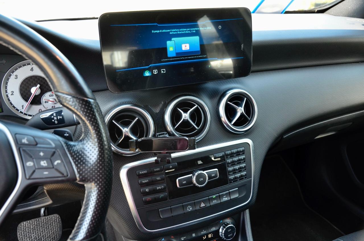 MERCEDES-BENZ A180 CDI SPORT 109cv AUTO, UFF ITALIANA, SERVICE CON FATTURE, APPLE ANDROID, PERMUTE