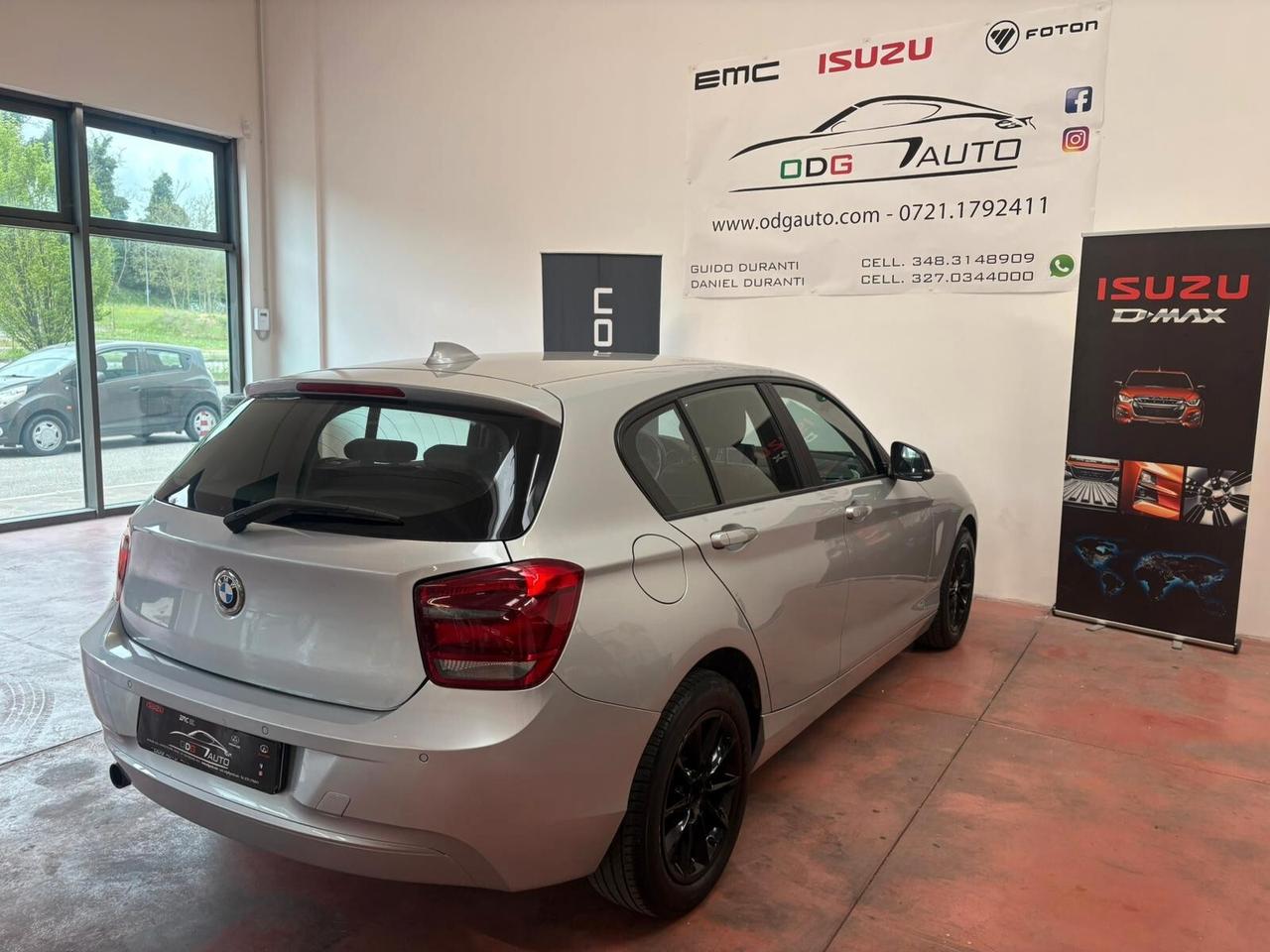 BMW serie1- 118D Diesel 2.0 CV 145 KW 105 EURO 5B con Km 159.989 certificati garanzia 12 mesi