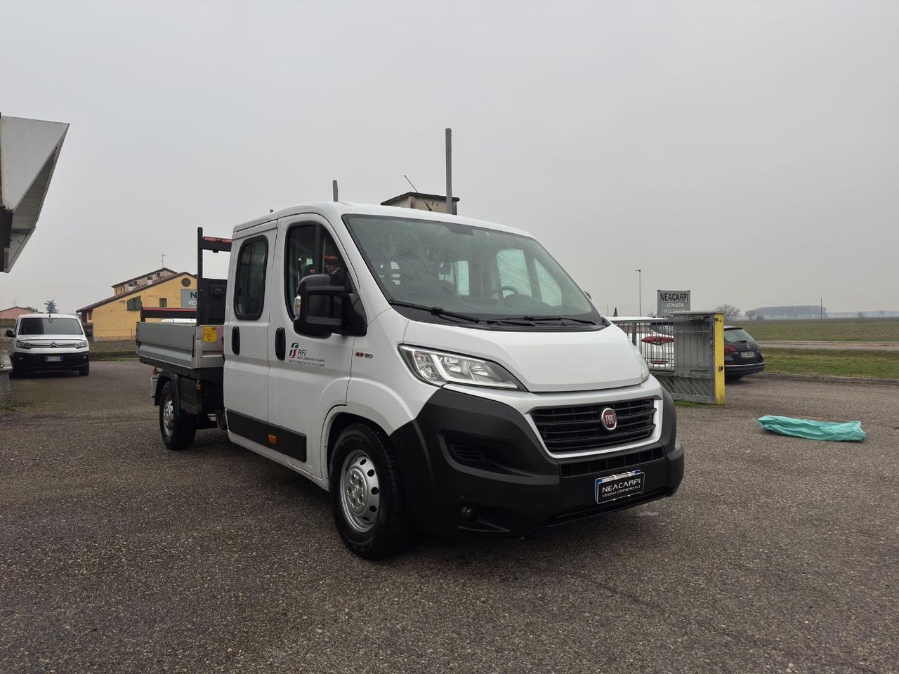 Fiat Ducato MAXI 2.3 MJT 130CV CASSONE GRU FASSI DOPPIA CABINA