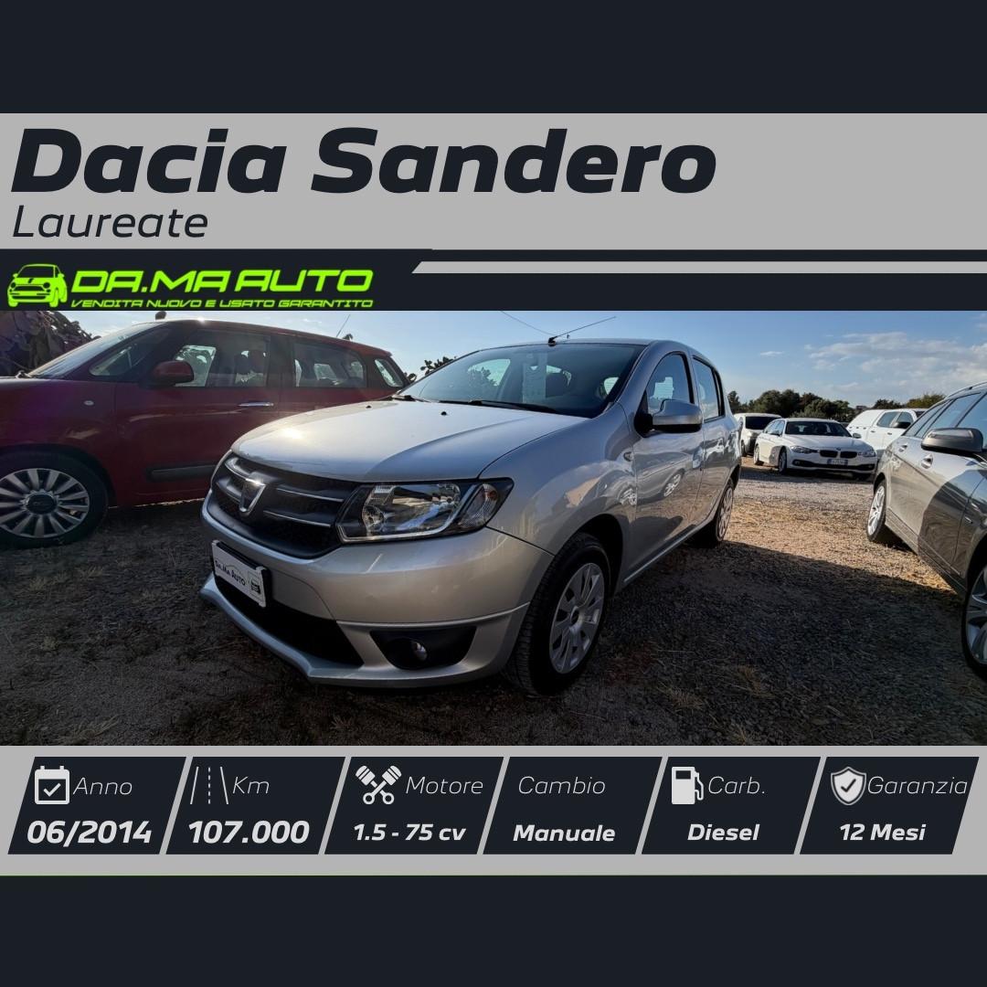 Dacia Sandero 1.5 dCi 8V 75CV Lauréate