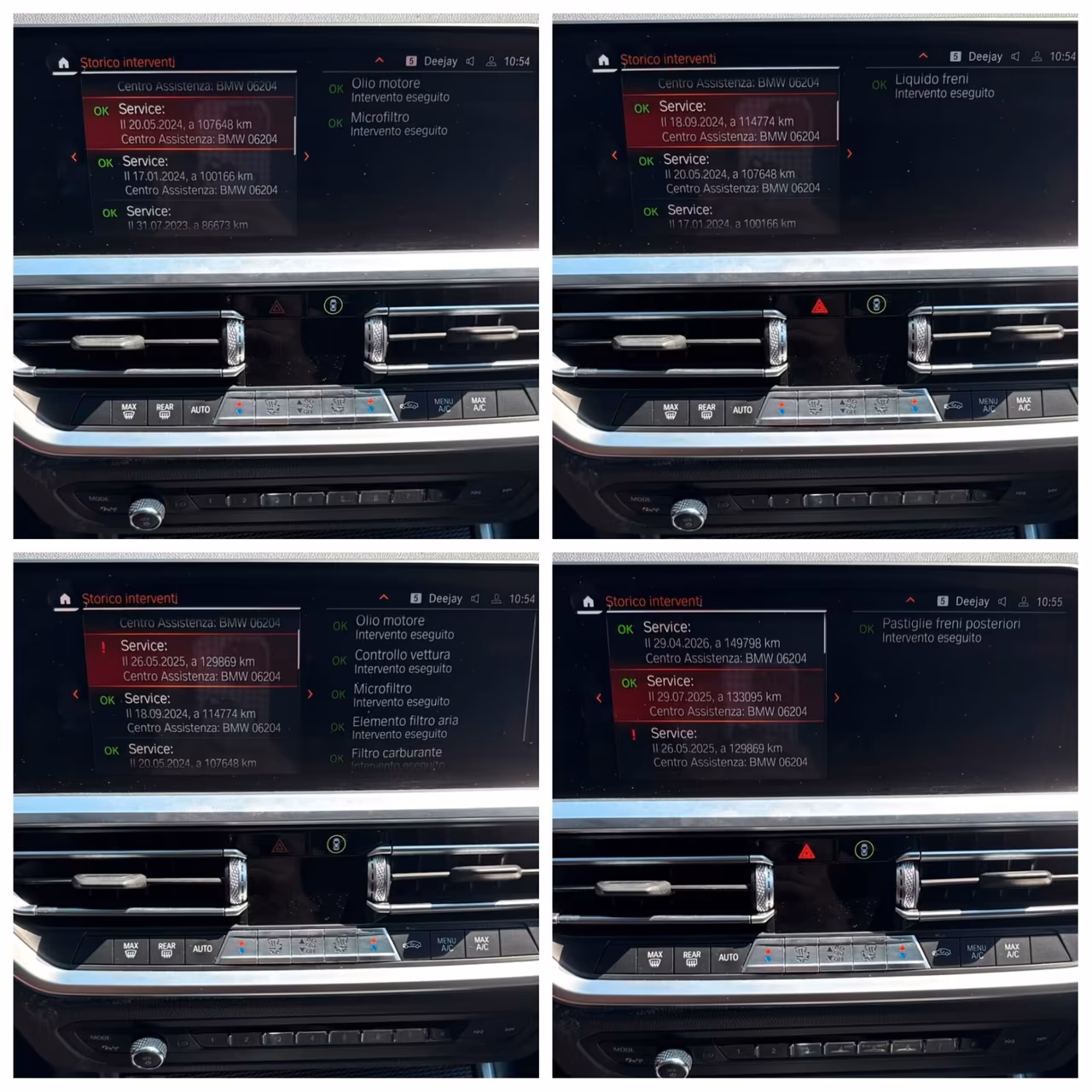 BMW 320 TOURING 320D XDRIVE MSPORT AUTO LED PELLE CLIMA 3ZONE CARPLAY ACC. RETROCAM. 1 PROPRIETARIO