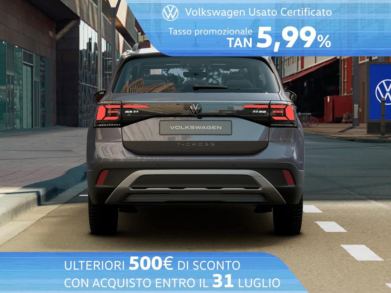 Volkswagen T-Cross 1.0 tsi life 115cv dsg