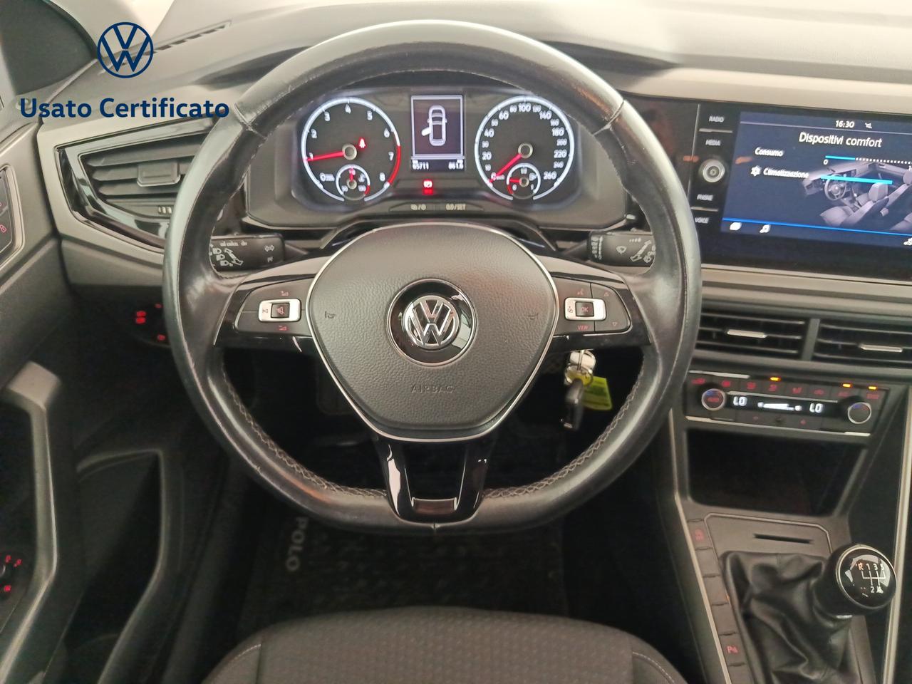VOLKSWAGEN Polo 6ª serie - Polo 1.0 EVO 5p. Comfortline BlueMotion Technology