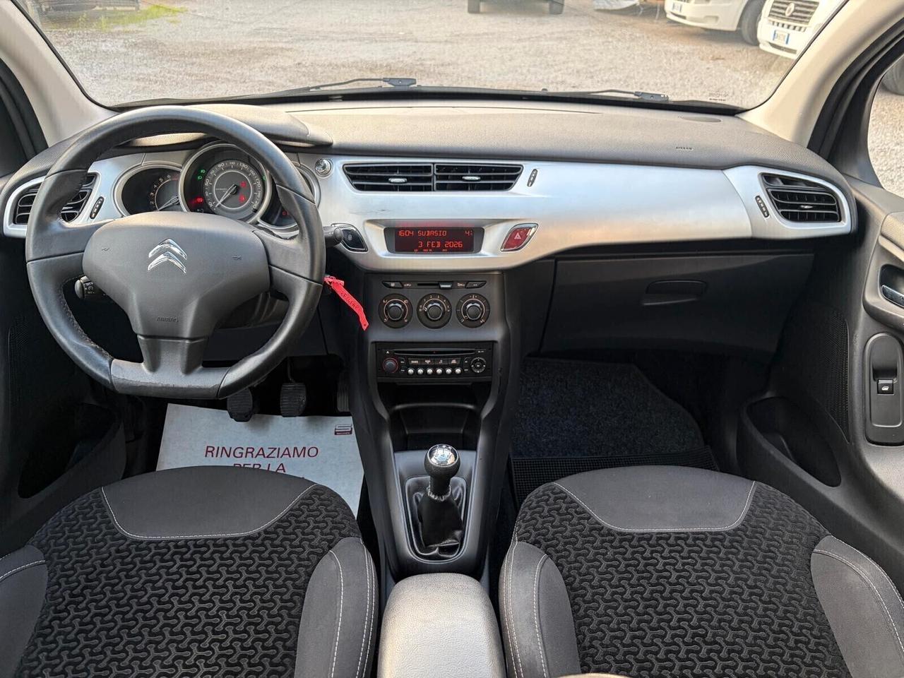 Citroen C3 1.1 60Cv EURO5 12 MESI DI GARANZIA.
