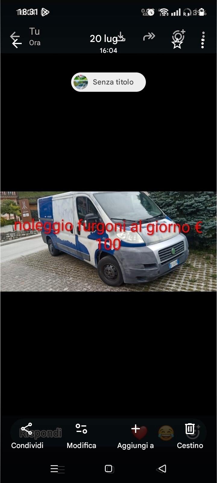Mercedes vito 5 posti autocarro