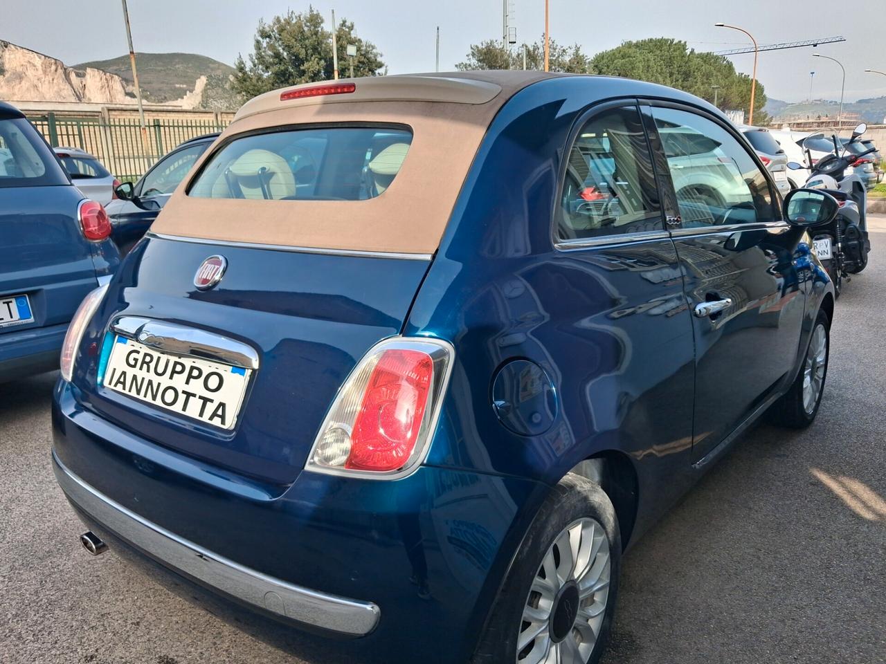 Fiat 500 C ABRIO 1.2 69 C.V. KM 58650 UNICO PROPRIETARIO ANTIFURTO BLOCKSHAFFT