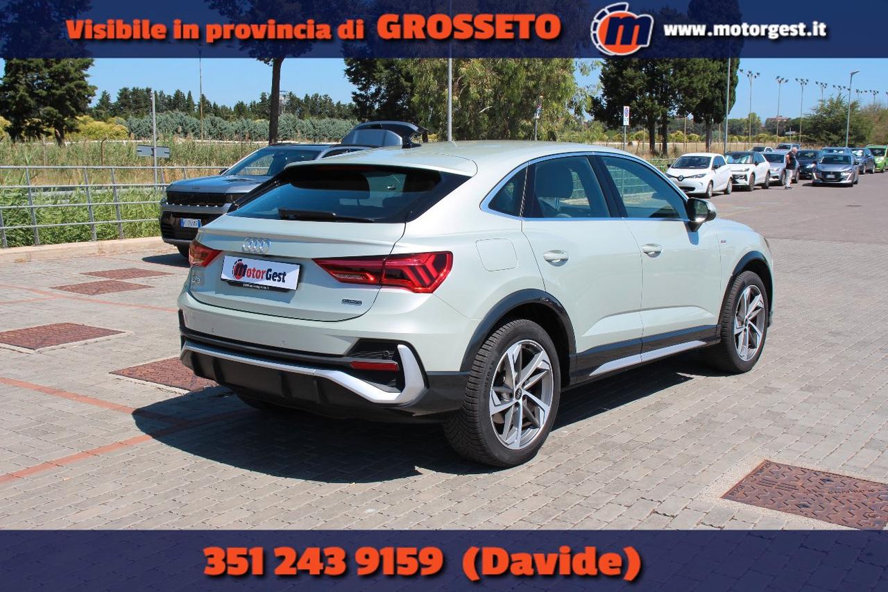Audi Q3 Sportback 45 2.0 tfsi S line edition quattro 245cv s.-tronic