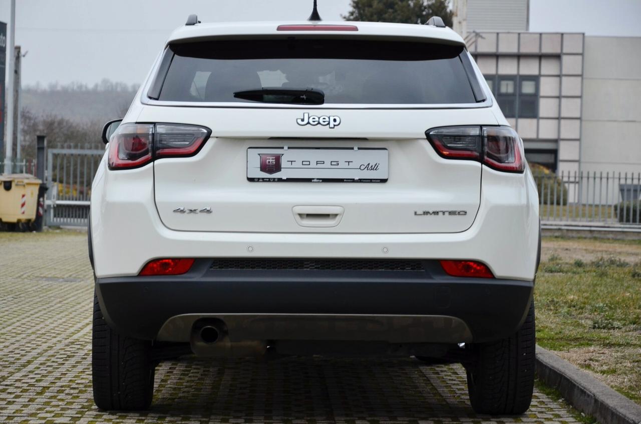 JEEP COMPASS 2.0 MJT LIMITED 4WD 140cv AUT, UNICOPROPRIETARIO, UFF ITALIANA, SERVICE JEEP, NAVI, APPLE ANDROID, PERMUTE