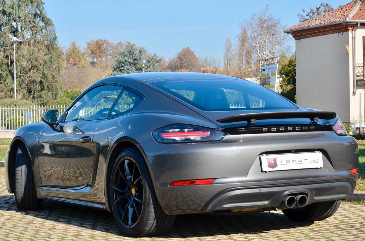 PORSCHE CAYMAN 718 2.0 300cv PDK, ECCELLENTI CONDIZIONI, SERVICE UFF PORSCHE, GRIGIO AGATA, EURO 6B, SCARICO, SOSPENSIONI ADATTIVE, 20", PERMUTE