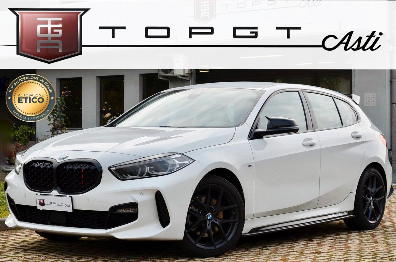 BMW 118i MSPORT 5p 136cv AUTO, UFF ITALIANA, EURO 6D, FARI LED, SEDILI IN ALCANTARA, 18", PERMUTE