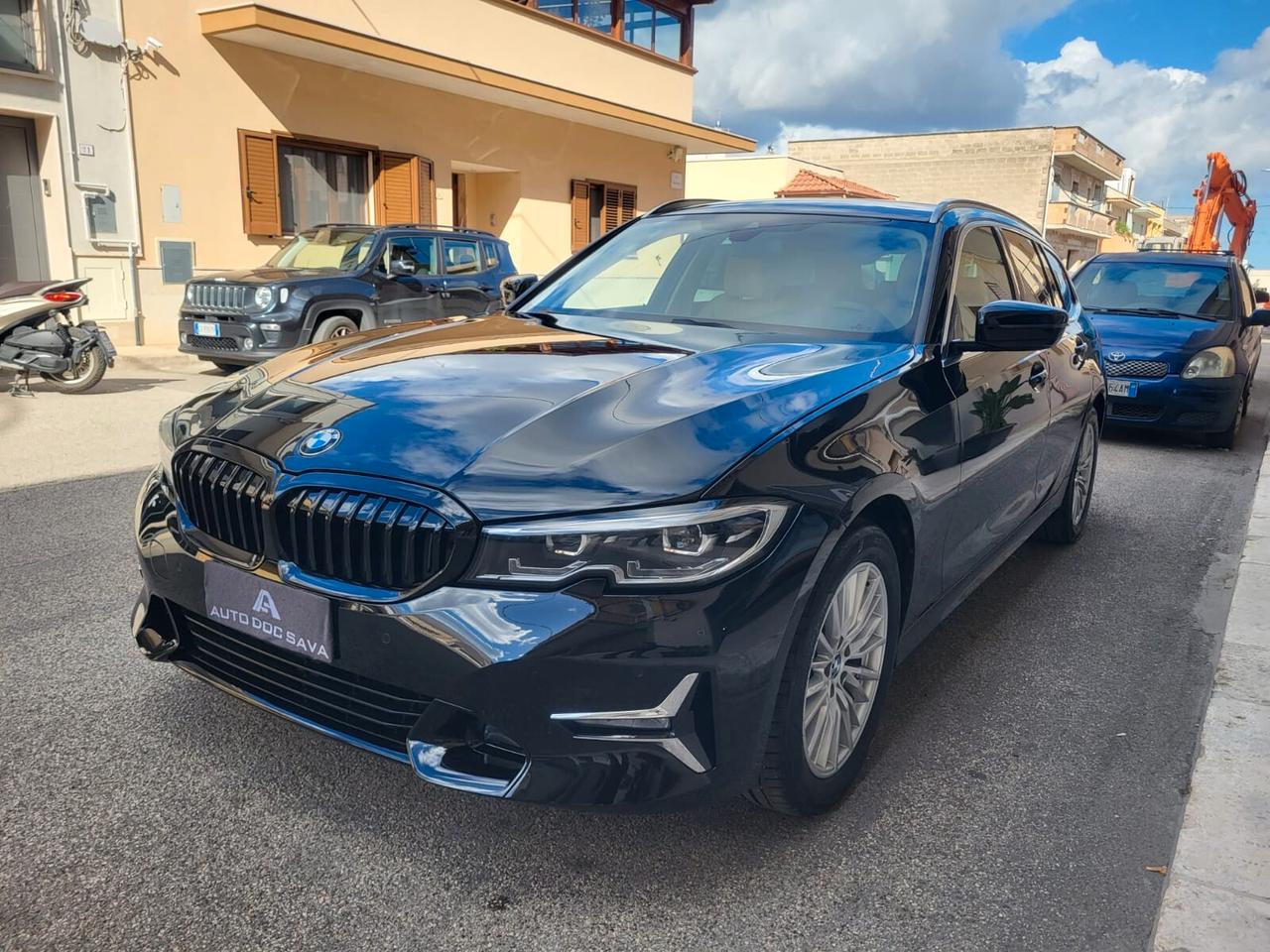Bmw 318 D 48V Touring Luxury+Pelle+Vetri Oscurati...