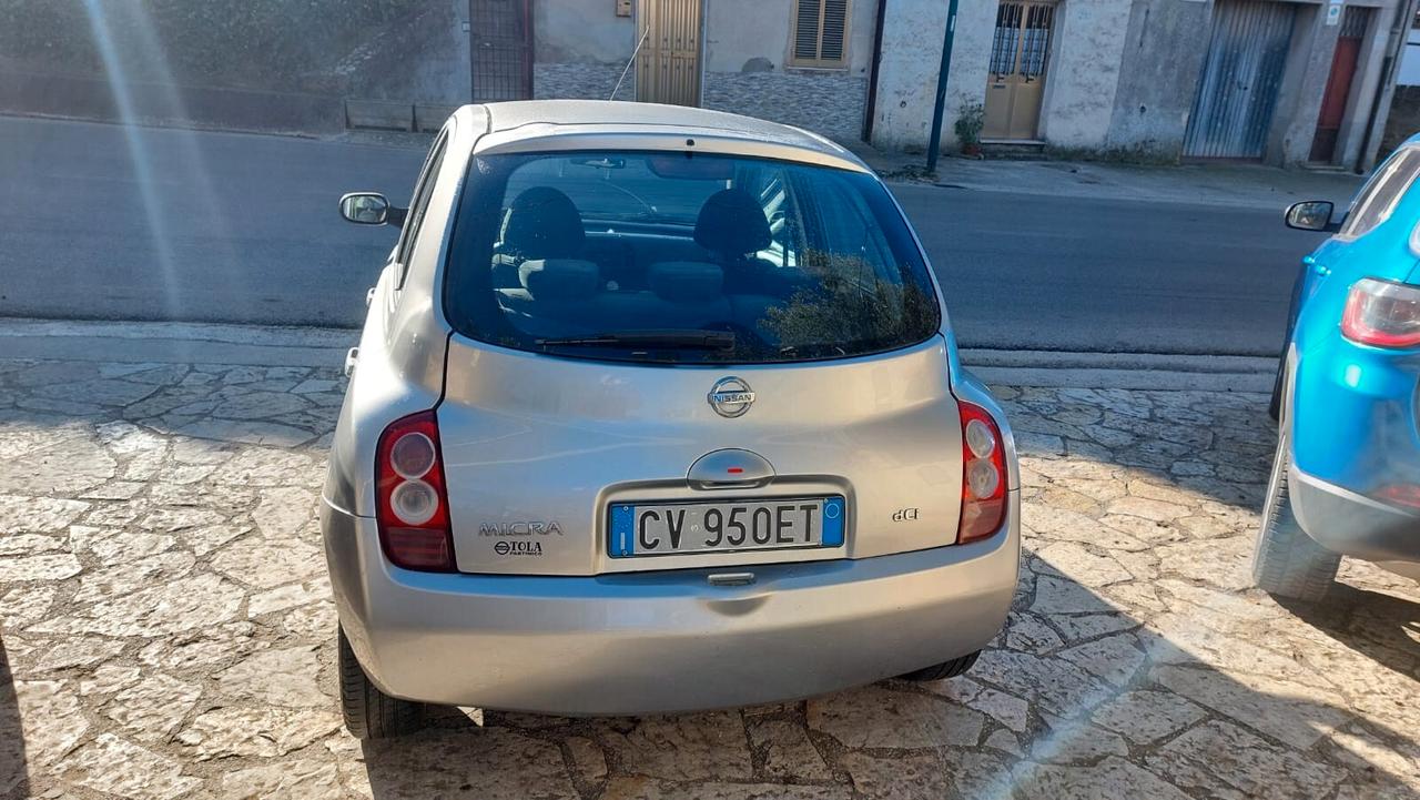 NISSAN MICRA 1.5 DIESEL 5PORTE PREZZO TRATTBILE