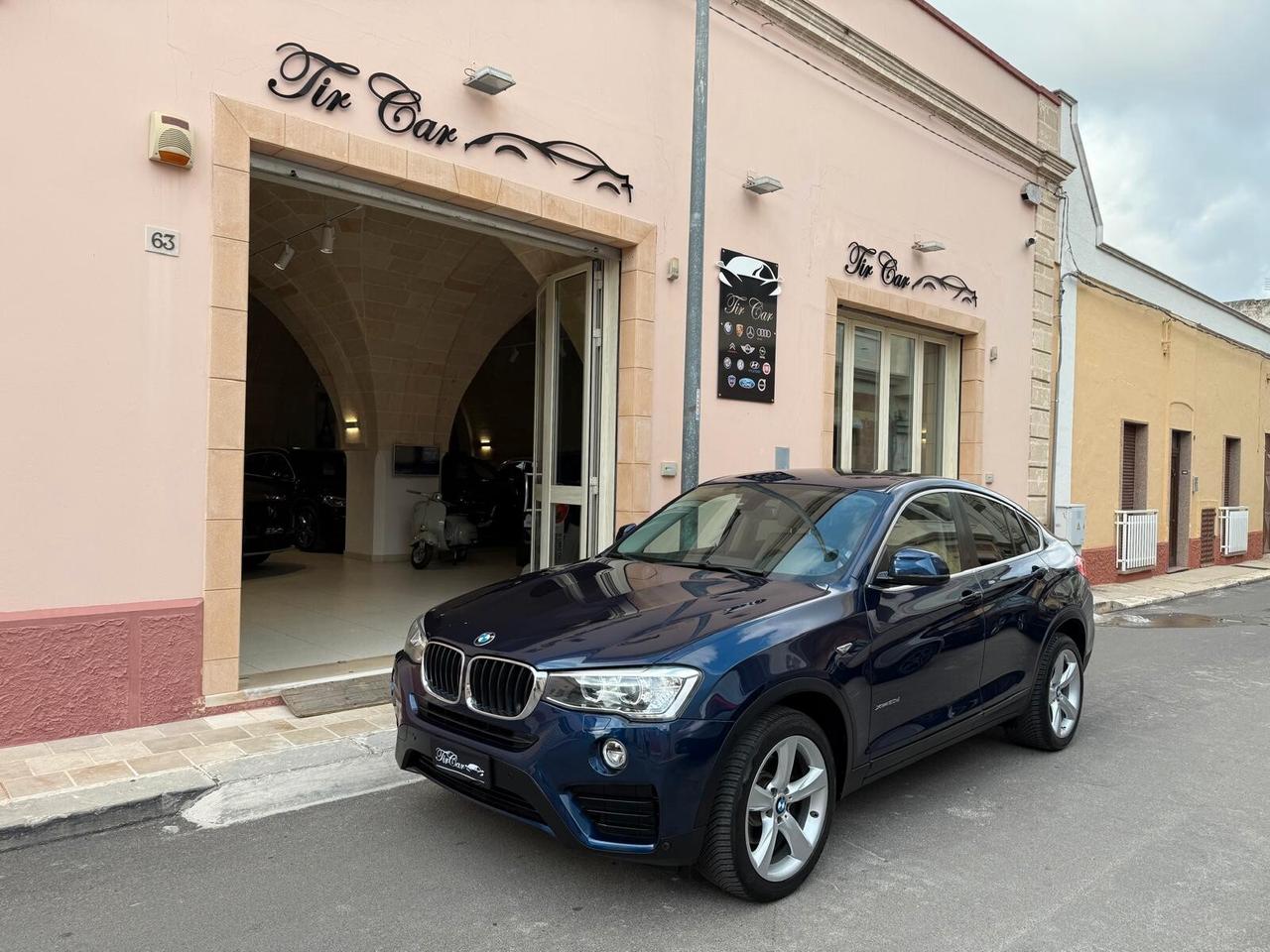 BMW X4 20D X-LINE X-DRIVE 2.0 190CV PELLE NAVI CAM ANNO 2017