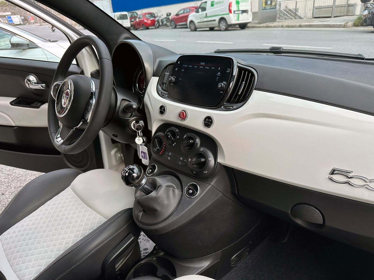 Fiat 500 1.0 Hybrid Dolcevita Interni Misto Pelle