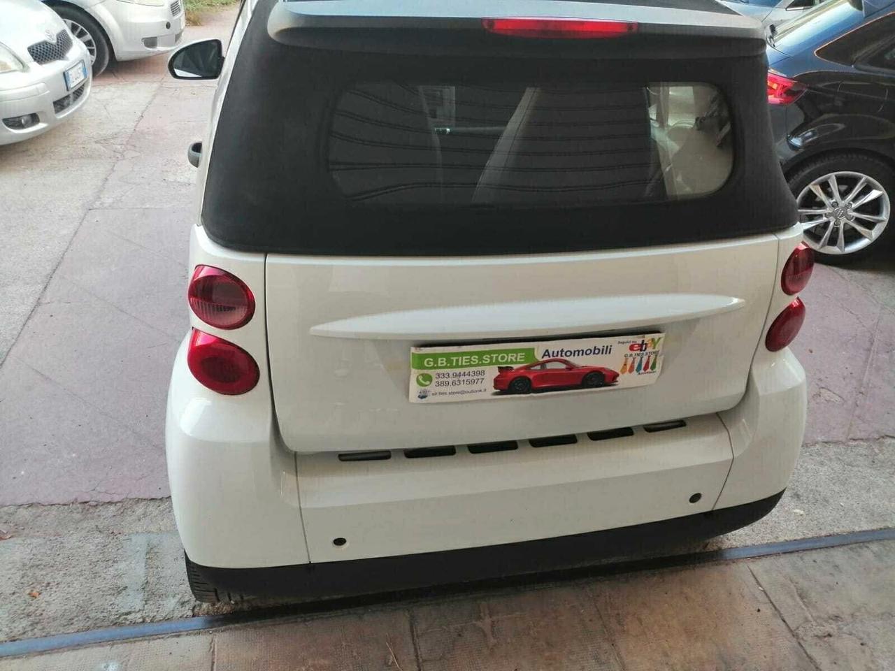 Smart ForTwo 1000 52 kW MHD cabrio passion 2011 Full