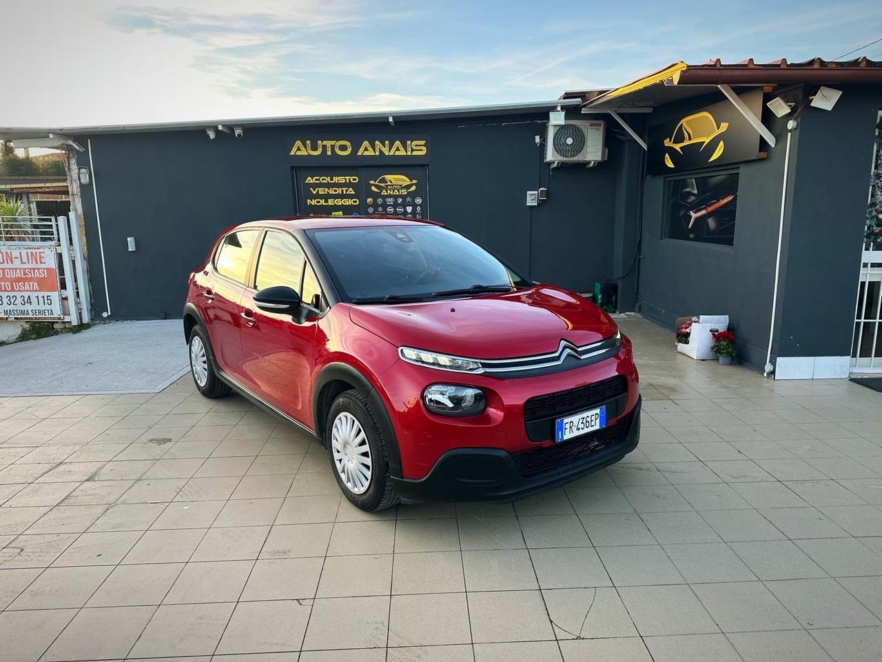 Citroen C3 BlueHDi 75 S&S Live Garanzia 12 Mesi