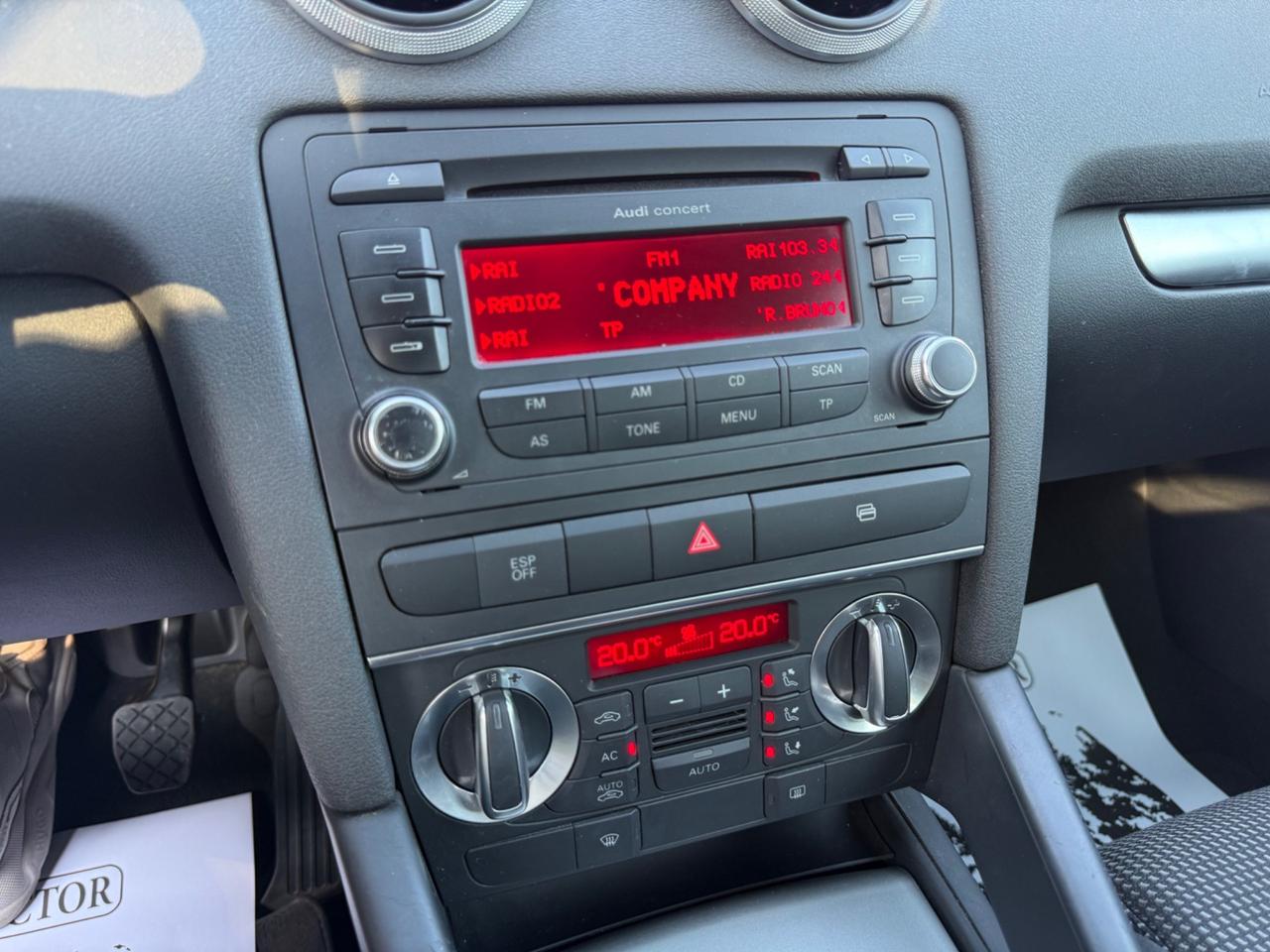 Audi A3 2.0 TDI 170 CV Quattro Xeno Unico P.