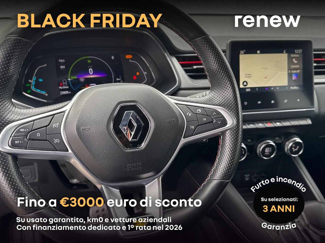 Renault Captur 1.6 e-tech hybrid rs line 145cv auto